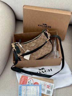 Lana Shoulder Bag Beige/Black [крафтова брендована коробка] pr97050 фото