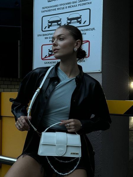 Jacquemus Le Bambino White [оригінальна коробка, лого на фурнітурі] pr012 фото