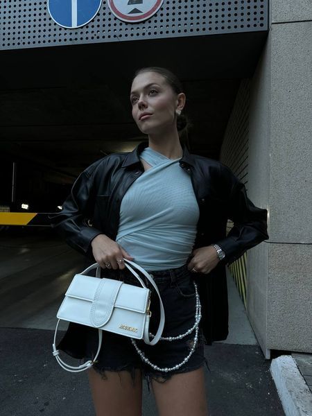 Jacquemus Le Bambino White [оригінальна коробка, лого на фурнітурі] pr012 фото