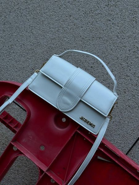 Jacquemus Le Bambino White [оригінальна коробка, лого на фурнітурі] pr012 фото