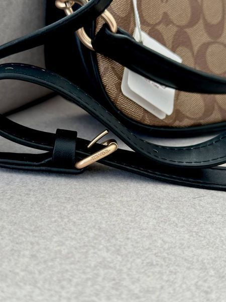 Lana Shoulder Bag Beige/Black [крафтова брендована коробка] pr97050 фото