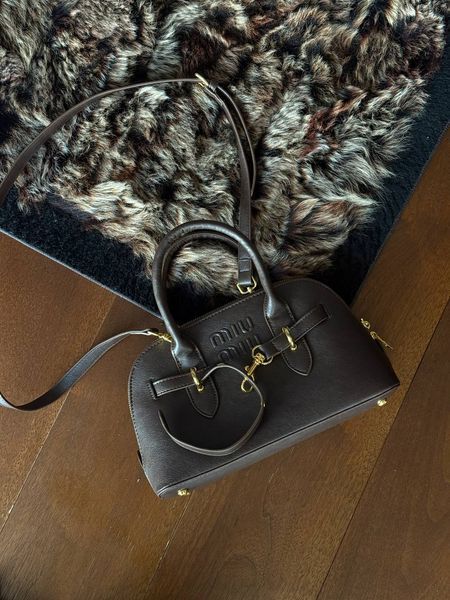 Miu Miu Aventure Nappa Leather Bag Chocolate [оригінальна коробка] miu2491 фото