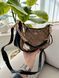 Lana Shoulder Bag Beige/Black [крафтова брендована коробка] pr97050 фото 16
