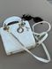 Mini Lady Dior Bag Latte Cannage Lambskin WHITE [магнітна бренд коробка] pr0074 фото 13