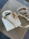 Mini Lady Dior Bag Latte Cannage Lambskin WHITE [магнітна бренд коробка] pr0074 фото 15