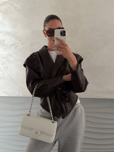 Chanel White Quilted Calfskin Mini 20 Bag Gold Hardware Коробка магніт pr22278 фото