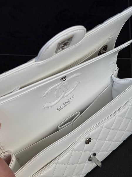 Chanel White Quilted Calfskin Mini 20 Bag Gold Hardware Коробка магніт pr22278 фото