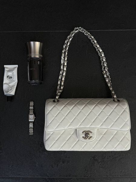 Chanel White Quilted Calfskin Mini 20 Bag Gold Hardware Коробка магніт pr22278 фото