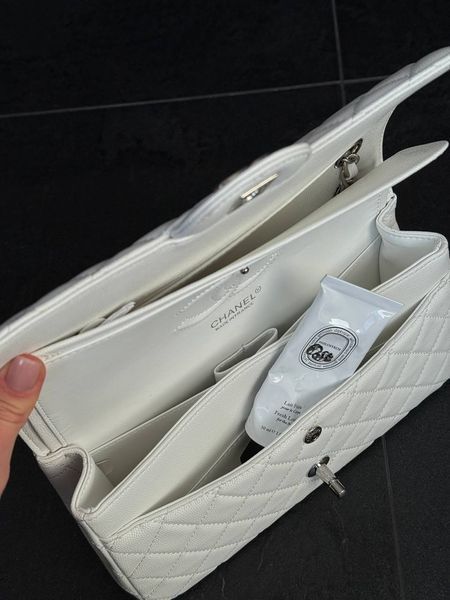 Chanel White Quilted Calfskin Mini 20 Bag Gold Hardware Коробка магніт pr22278 фото