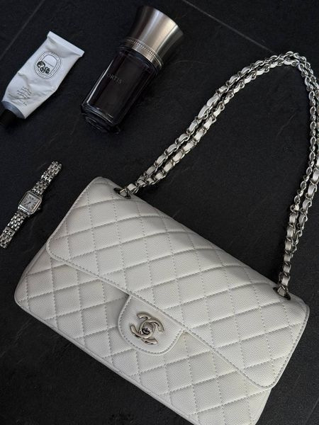 Chanel White Quilted Calfskin Mini 20 Bag Gold Hardware Коробка магніт pr22278 фото