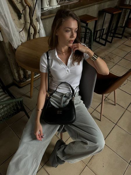Miu Miu Leather Hobo Bag Black [Ориг Коробка] miu2054 фото