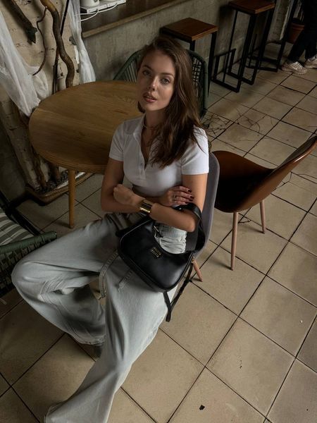 Miu Miu Leather Hobo Bag Black [Ориг Коробка] miu2054 фото