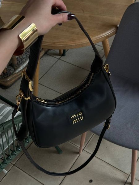 Miu Miu Leather Hobo Bag Black [Ориг Коробка] miu2054 фото