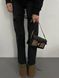 Сoach Tabby Shoulder Bag Signature Canvas Black/BriwnГЛАДКА ШКІРА [крафтова коробка] pr10011 фото 4