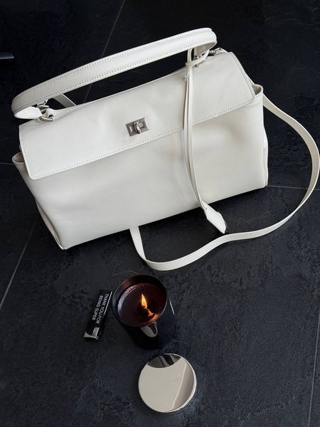 Balenciaga Rodeo Large White/Silver B2109 фото