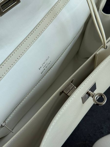 Balenciaga Rodeo Large White/Silver B2109 фото