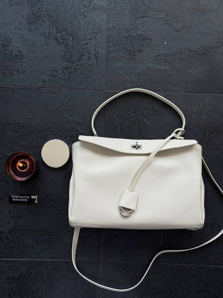 Balenciaga Rodeo Large White/Silver B2109 фото