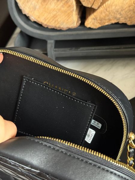 Chanel Heart Chain Clutch Bag Black Магнітна Коробка pr3001 фото