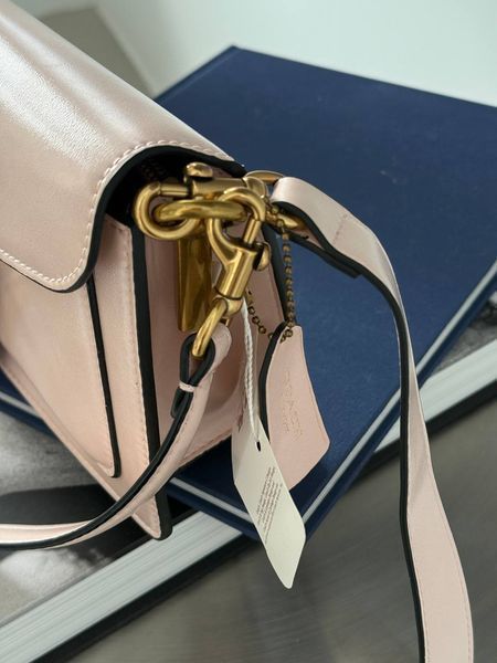 Coach Tabby Shoulder Baby Pink Bag магнітна коробка pr8989 фото