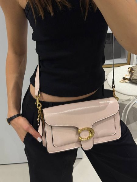 Coach Tabby Shoulder Baby Pink Bag магнітна коробка pr8989 фото