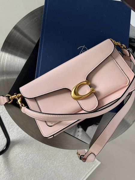 Coach Tabby Shoulder Baby Pink Bag магнітна коробка pr8989 фото