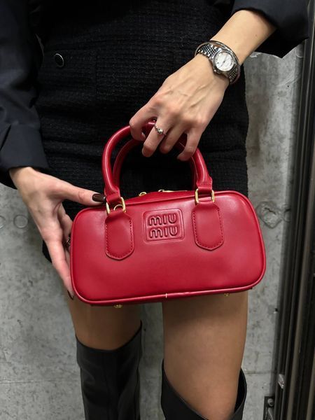 Miu MiuArcadie Leather Bag Red[Ориг Коробка] miu2059 фото