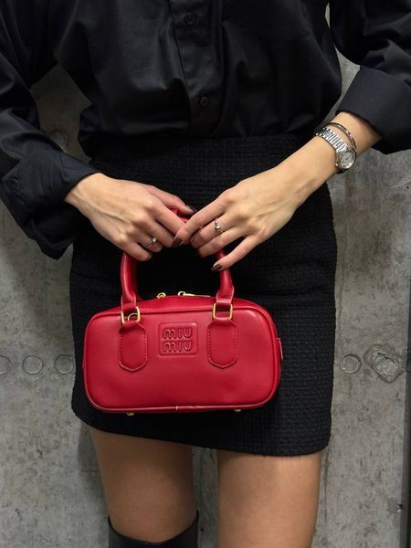 Miu MiuArcadie Leather Bag Red[Ориг Коробка] miu2059 фото