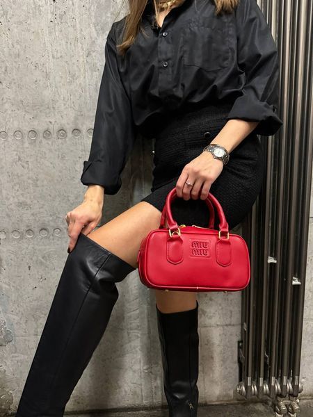 Miu MiuArcadie Leather Bag Red[Ориг Коробка] miu2059 фото