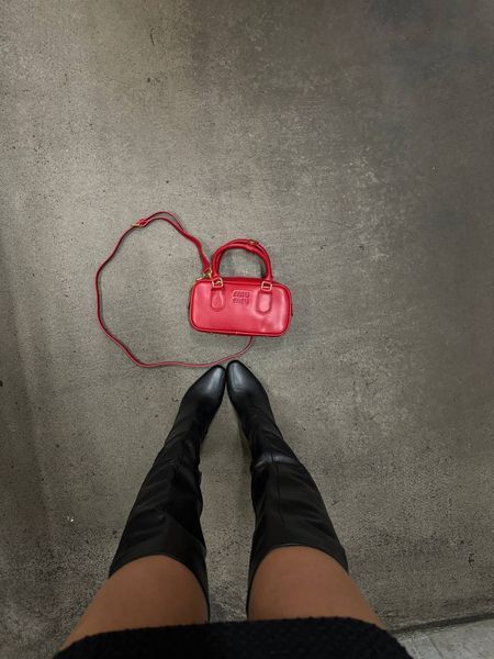 Miu MiuArcadie Leather Bag Red[Ориг Коробка] miu2059 фото