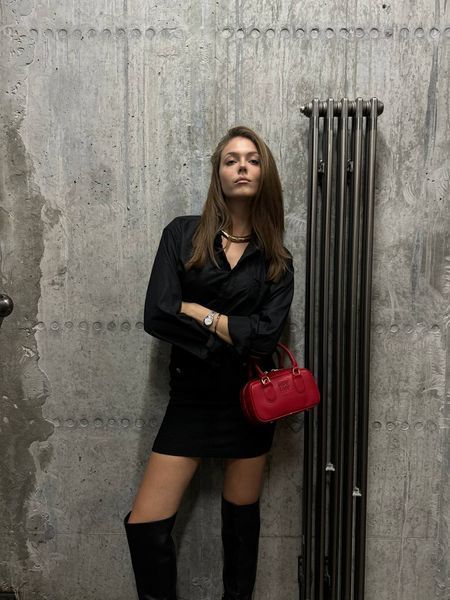 Miu MiuArcadie Leather Bag Red[Ориг Коробка] miu2059 фото