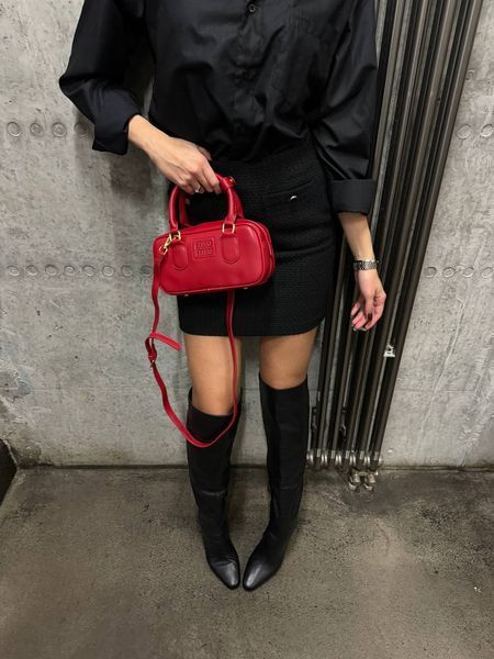 Miu MiuArcadie Leather Bag Red[Ориг Коробка] miu2059 фото