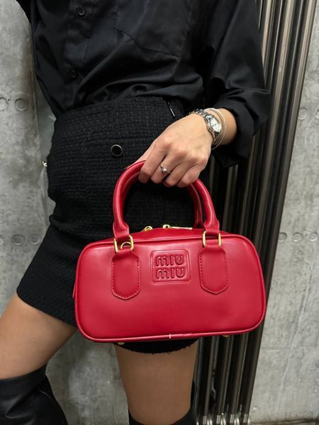Miu MiuArcadie Leather Bag Red[Ориг Коробка] miu2059 фото