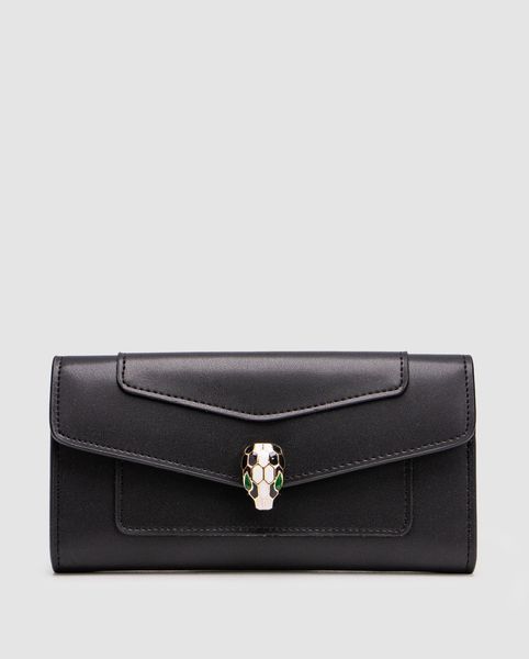 Bvlgari Serpenti Forever Large Wallet Black 881991 фото