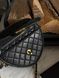 Chanel Heart Chain Clutch Bag Black Магнітна Коробка pr3001 фото 7
