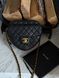 Chanel Heart Chain Clutch Bag Black Магнітна Коробка pr3001 фото 12