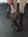 Coach Teri Shoulder Bag In Signature Canvas Brown/Black [крафтова коробка] pr97039 фото 14
