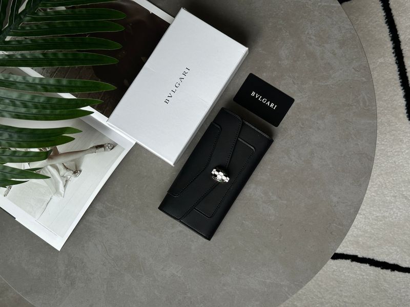 Bvlgari Serpenti Forever Large Wallet Black 881991 фото