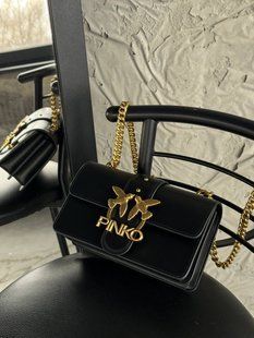 Pinko Mini Love Bag One Simply Black/Gold [оригінальна коробка] pr000765 фото