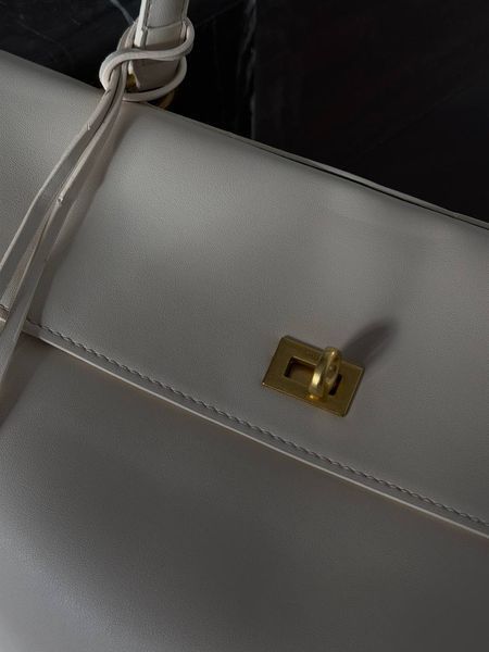 Balenciaga Rodeo Large White/Gold B2119 фото