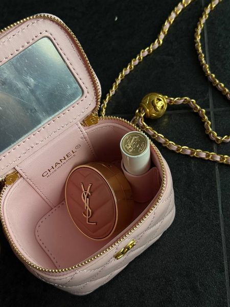 Chanel Classic powder Lambskin Pearl Crush Mini Vanity Case Магнітна Коробка pr3801 фото