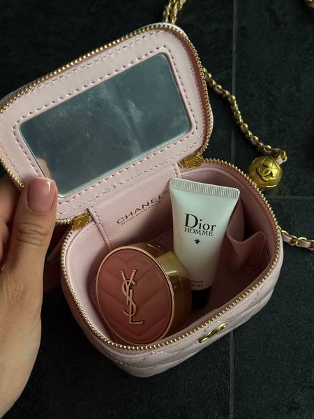 Chanel Classic powder Lambskin Pearl Crush Mini Vanity Case Магнітна Коробка pr3801 фото