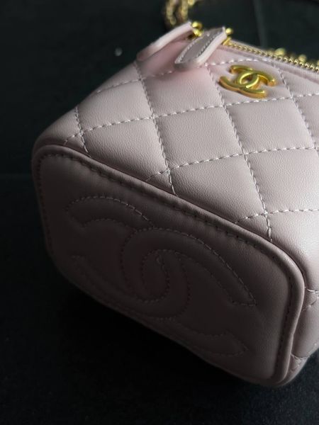 Chanel Classic powder Lambskin Pearl Crush Mini Vanity Case Магнітна Коробка pr3801 фото