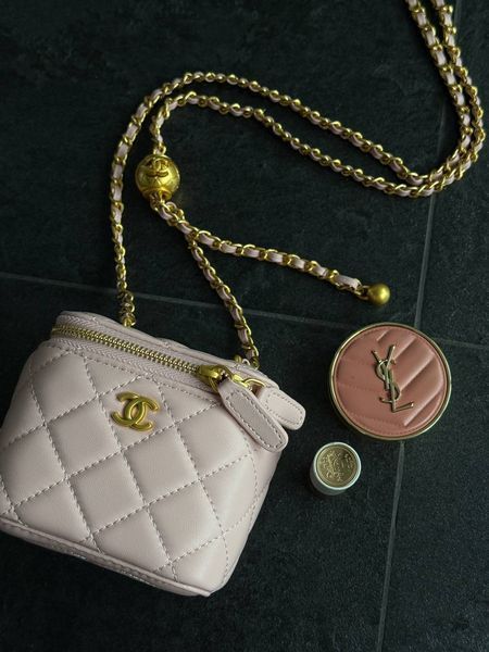 Chanel Classic powder Lambskin Pearl Crush Mini Vanity Case Магнітна Коробка pr3801 фото