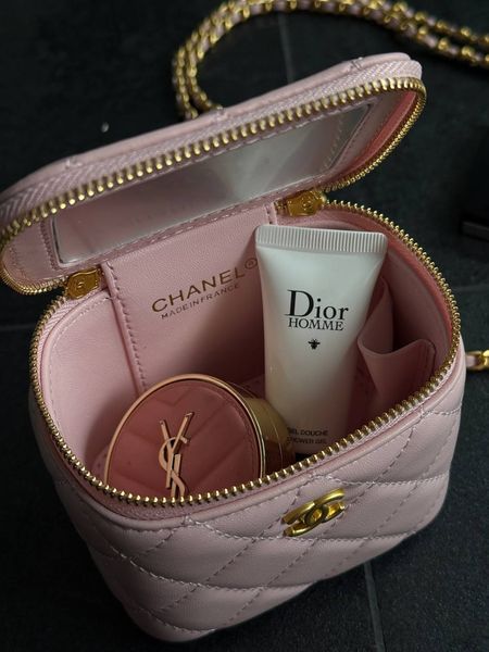 Chanel Classic powder Lambskin Pearl Crush Mini Vanity Case Магнітна Коробка pr3801 фото