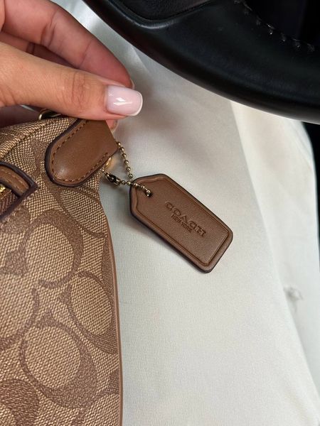 Coach Signature Belt Bag Fanny Pack Beige [оригінальна коробка] pr8726 фото