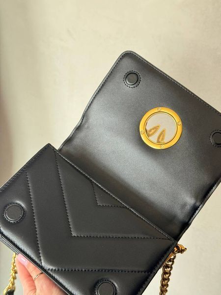 Pinko Love Click Classic Crossbody Bag in Quilted Leather Black [оригінальна коробка] pr10249 фото