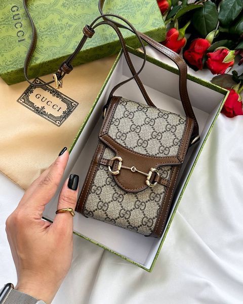 Gucci Horsebit 1955 Mini Bag [оригінальна коробка] g00178 фото