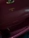 Chanel Calfskin Quilted Perfect Fit Wallet On Chain Burgundy/Gold Коробка магніт pr9911 фото 14