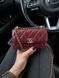 Chanel Calfskin Quilted Perfect Fit Wallet On Chain Burgundy/Gold Коробка магніт pr9911 фото 4