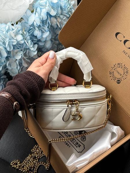 Coach Trail Crossbody With Pillow Quilting MILK крафтова коробка pr0975 фото